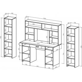 Письменный стол Лайт-6Я