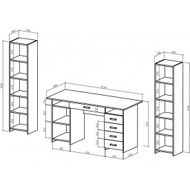 Письменный стол Лайт 7Я