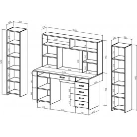 Письменный стол Лайт 7Я