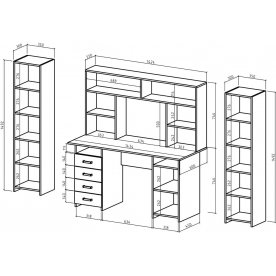 Письменный стол Лайт 8