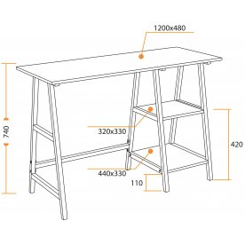 Письменный стол WD-02
