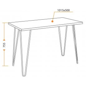 Письменный стол Wd-06/Вд-06 oak/дуб