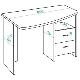 Компьютерный стол 120х60