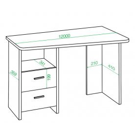 Компьютерный стол 120х60