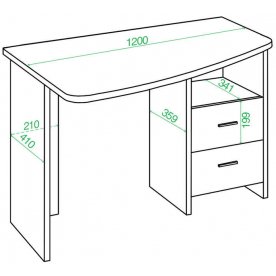 Компьютерный стол 120х60