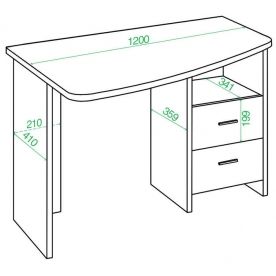 Компьютерный стол 120х60