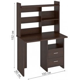 Компьютерный стол с надстройкой 100х60