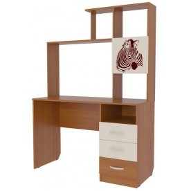 Компьютерный стол Галерея 1200 (с прямой надстройкой)