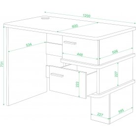 Компьютерный стол СД-15-С