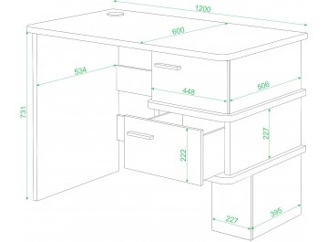 Компьютерный стол Юранта-15-С