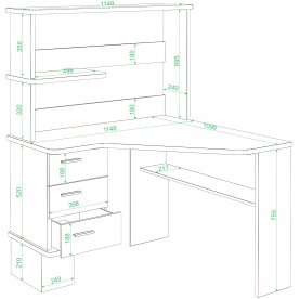 Компьютерный стол СД-45