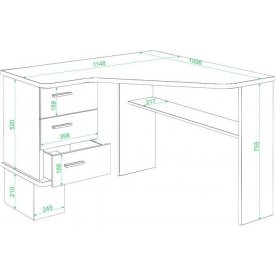 Компьютерный стол СД-45С