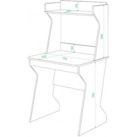 Компьютерный стол Аревро-11