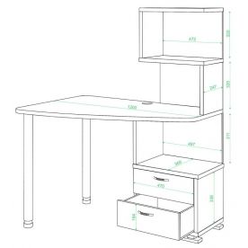 Компьютерный стол СКМ-60