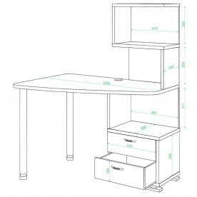 Компьютерный стол Белора-60