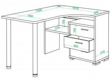 Стол компьютерный СР-132С-130