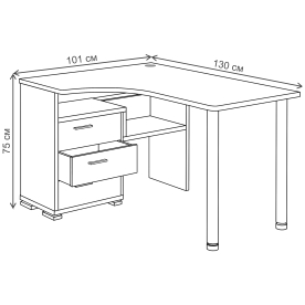 Компьютерный стол СР-132С-130