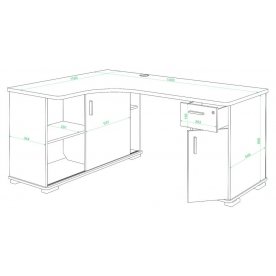 Компьютерный стол Жаспера-140М