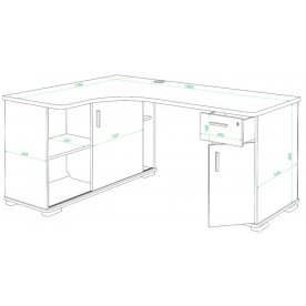 Компьютерный стол СР-160М