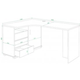 Компьютерный стол СР-165С