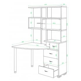 Стол компьютерный Жаспера-320