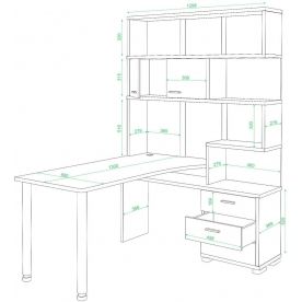 Компьютерный стол СР-420 / 130