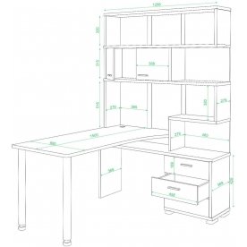Компьютерный стол Жаспера-420 / 150