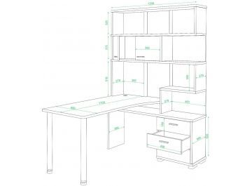 Компьютерный стол Жаспера-420 / 170
