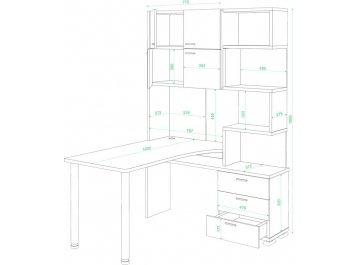 Компьютерный стол Жаспера-500М / 160