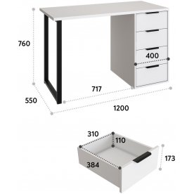 Письменный стол С-400