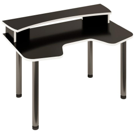 Письменный стол СКЛ-Игр140МО ЧБЕ