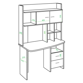 Письменный стол Беланта-Крл 120