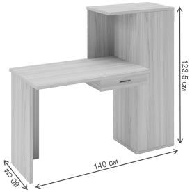Письменный стол СКЛ-ПРЯМ100+ШК КШ