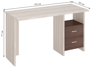 Письменный стол СКЛ-Прям120