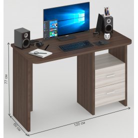 Письменный стол СКЛ-Прям120Р