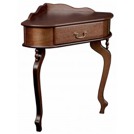 Консоль угловая Берже 10 темно-коричневая