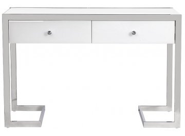 Консольный столик KFG1032 белый / хром