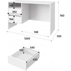 Письменный стол Оскар ОС-24