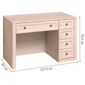 Стол письменный Montpellier (Монтпелье) 2 Люкс дуб млечный