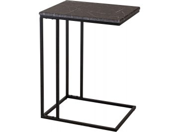 Приставной столик BeautyStyle 30 дуб шоле графит / черный