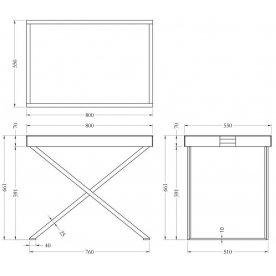 Сервировочный столик KFG134
