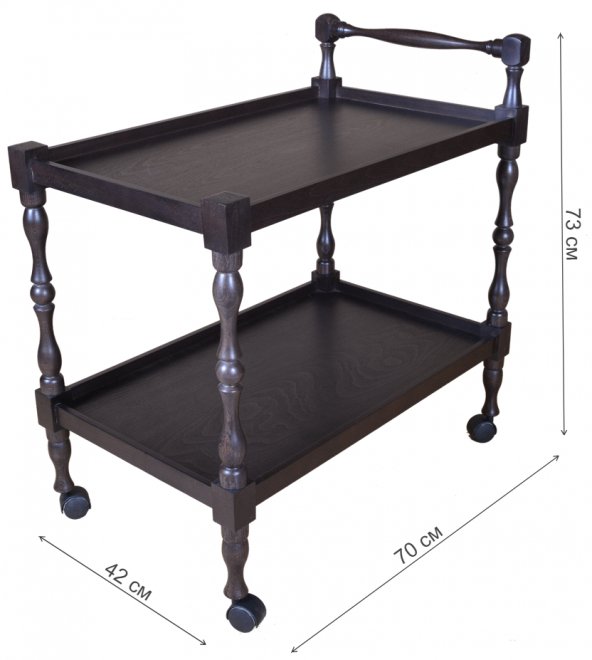 Стол сервировочный Бридж венге