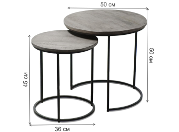 Комплект столиков Инду Дхусар
