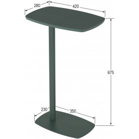 Приставной столик Дей