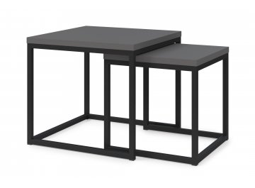 Журнальный столик SET LOGIC NEW graphit/черный
