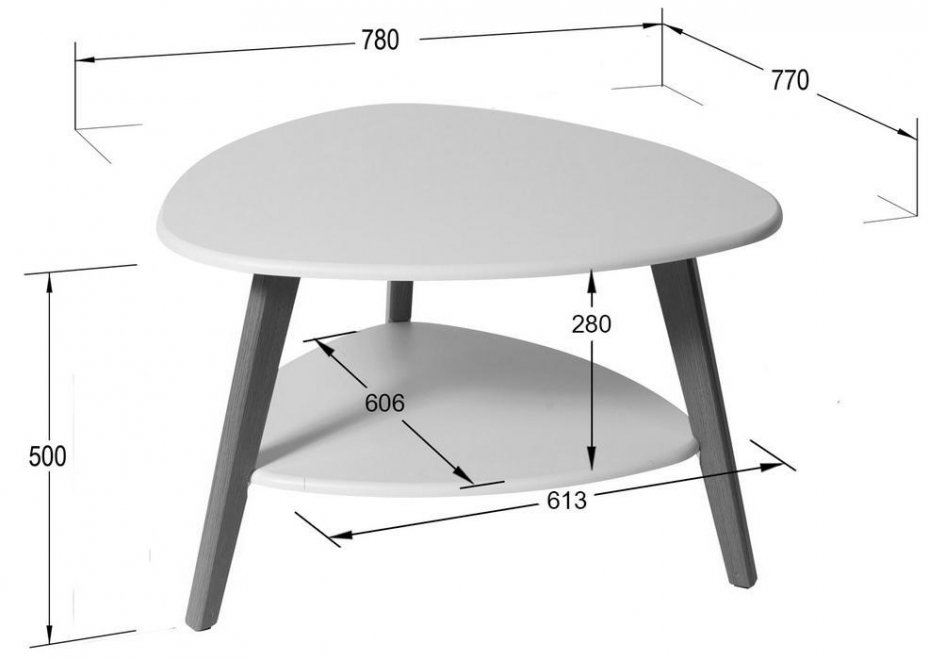 Журнальный стол Бруклин венге