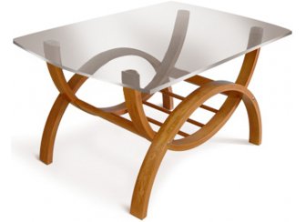 Стол журнальный Миг средне-коричневый
