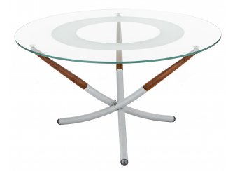Журнальный стол Дуэт 4Н стекло прозрачное