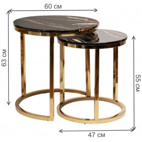 Комплект столиков 57EL-ET101В-BL