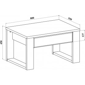 Журнальный столик Анастасия АН-19К